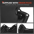 A-premium Lower Engine Oil Pan Sump With Drain Plug Compatible Mercedes-benz C230 2006-2007 C280 C300 2008-2011 C350 E350 E550