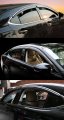 Fits For 2013-2017 Lexus Es300 Es350h Vip Clip-on Smoke Tinted Jdm Window Visor Rain Guards Chrome Trim