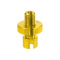 1 Pcs M10 Brake Clutch Cable Line Adjuster Screw Adjusting Bolt With Slotted For Motorcycle Bike Scooter Aluminum Alloy Gold 