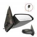 Ocpty Black Right Side Mirror Fit For 2003-2007 Saturn Ion Textured Glass Non-folding