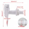 Uxcell Red And Blue Water Cooler Faucet C Dispenser Clean Spigot Fits Adaptor Hot Cold Replacement 4pcs