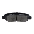 Rear D1325 Ceramic 4pcs W Hardware Disc Brake Pad Set