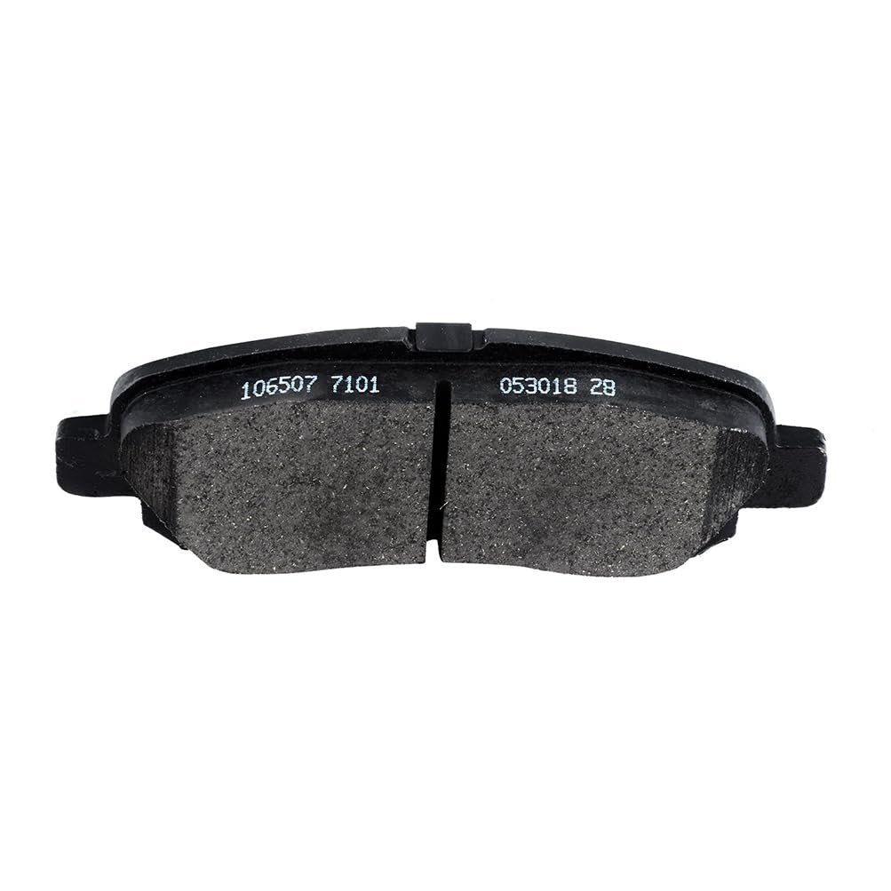 Rear D1325 Ceramic 4pcs W Hardware Disc Brake Pad Set