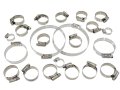 1985-1995 Corvette Radiator Hose Clamp Assortment 22 Pieces 