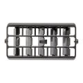 Heavy Duty Hvac Vent Black Plastic Replacement For F45-1002 Front Position Alx-pau-rb-216-5409-cl360a50 Includes And Bracket 