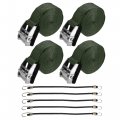 1 Set Adjustable 13 X1 3 Cargo Tie Down Straps Heavy Load Lashing Travel Luggage Strap With Cam Lock Buckle For Car Truck 4mx3 