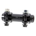 Tie Rod End Adjusting Sleeve For 1990 1991 Chevy V2500 Suburban V3500 Steel Black Medium Thread Front Position 