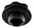 Vms Racing Black Oil Cap With Skull Emblem In Cnc Machined Billet Aluminum Compatible Honda Acura Integra