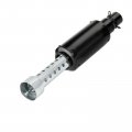 Larcele 42mm Universal Motorcycle Exhaust Silencer Adjustable Removable Muffler Xsq-03 Silver