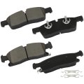 D1904 Front Disc Brake Pads With Hardware For Mercedes Benz Gl350 2013 2016 Gl450 Gle400 2018 Gls450 2017 2019 