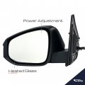 Spieg To1320310 Driver Side Mirror Replacement For Toyota Rav4 2013-2015 Power Heated Turn Signal Light Paintable Black 7pin Lh