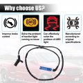 Uxcell Rear Left Right Side Abs Wheel Speed Sensor No 34526752702 For Bmw 325ci Base 2 5l L6 Gas 2001-2006