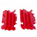 Left Right Radiator Louvers For 2000-2004 Honda Cr125 Cr125r Cr250 Cr250r Crf450r Durable Abs Plastic Replacement 8459900002 