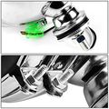 6 Round Fog Lights Offroad Super 4x4 Guard Switch For Grille Brush Bull Bar Amber Lens Chrome Housing