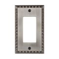 Amertac 90ran Egg Dart Antique Nickel Cast Wall Plate 1 Rocker 