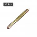 Uxcell 3 8-16x3-1 2 Hanger Bolts 12pcs Double Ended Screws Wood Dowel For Furniture