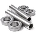 2 Kits Stainless Steel Front Wheel Axle Spanner Bushing And Flange Bearing Rebuild Kit For Bush Hog Es1744 Es1844 Es1852 Es2044 