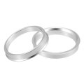 2pcs Od 65mm To Id 57 1mm Aluminium Alloy Car Hub Centric Rings Wheel Bore Center Spacer 