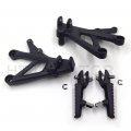 Httmt Mt390-038-m Front Footrest Foot Pegs Bracket Compatible With Cbr600f4i 01-06 02 03 Cbr600 F4 99-00