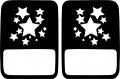 Jeeptails Stars Twinkle Tail Lamp Light Covers Non-led For Jeep Gladiator 