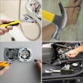 140 Piece Complete Tool Box With Screwdriver And Wrench For Construction Home Wd11320 Carbon Steel Set Garage Diy Maintenance 