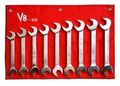 V8 Tools Inc Vt819 9 Piece Metric Jumbo Angle Wrench Set 
