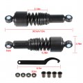 Wflnhb 1pair Rear Shocks 10 5inch 267mm Black Replacement For Sportster 883 1200