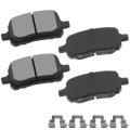 D707 Front Disc Brake Pad Set With Hardware For Lexus Es300 Rx300 And Toyota Avalon Camry V6 3 0l Solara Semi Metal Performance 