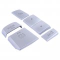 Applianpar Chrome Handbrake Auto Hold Parking Button Switch Cover Trim Kit For Bmw 5 6 7 Series X3 X5 X6 F10 F07 F06 F12 F13