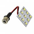 Hqrp 8-pack Ba15s Bayonet Base 9 Leds Smd 5050 Led Bulb Cool White Replacement For 1141 1156 Jayco Rv Interior Porch Lights