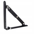 Uxcell Folding Bracket 8 Inch 205mm For Shelves Table Desk Wall Mounted Support Collapsible Long Release Arm Space Saving