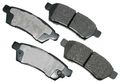 Act1100 Proact Ultr Ceramic Disc Brake Pad Kit Grey 