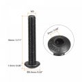 Uxcell M3x18mm Hex Socket Button Head Cap Bolts Screws Alloy Steel 50pcs