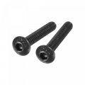 Uxcell M3x18mm Hex Socket Button Head Cap Bolts Screws Alloy Steel 50pcs