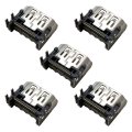 5pc 1080p Hdmi Port Connector Socket Replacement For Ps5 Premium Material High Temperature And Corrosion Resistant Jack