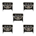 5pc 1080p Hdmi Port Connector Socket Replacement For Ps5 Premium Material High Temperature And Corrosion Resistant Jack