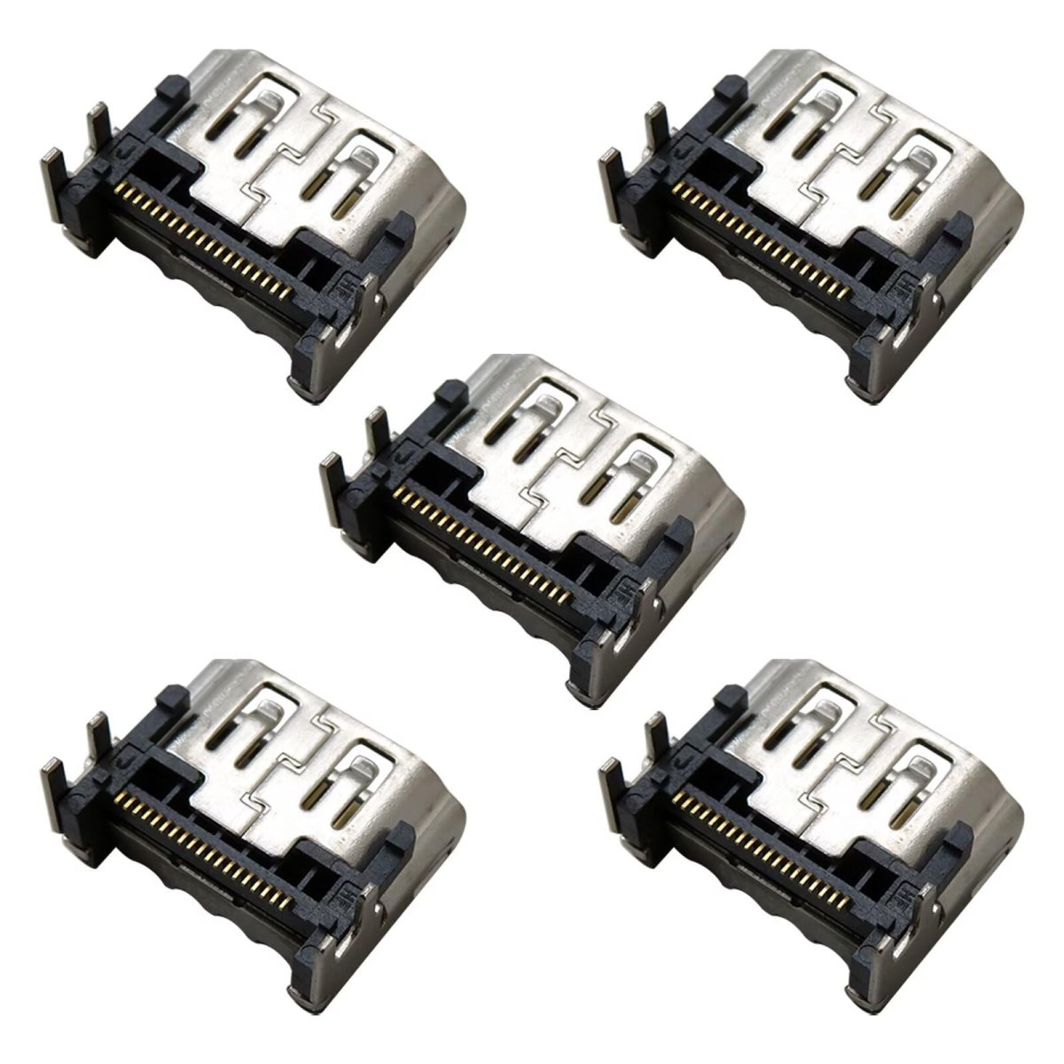 5pc 1080p Hdmi Port Connector Socket Replacement For Ps5 Premium Material High Temperature And Corrosion Resistant Jack