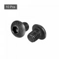 Uxcell M8x10mm Hex Socket Button Head Cap Bolts Screws Alloy Steel 10pcs
