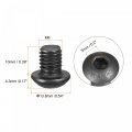 Uxcell M8x10mm Hex Socket Button Head Cap Bolts Screws Alloy Steel 10pcs
