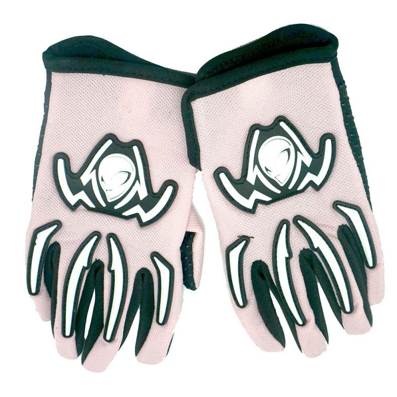 Wow Youth Kids Motocross Motorcycle Bmx Mx Atv Dirt Bike Bicycle Cycling Gloves Martian Spider Pink