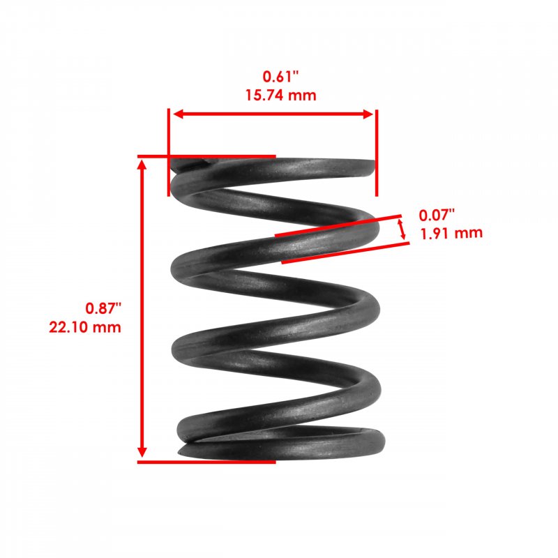 4x Clutch Hub Pressure Spring For Kawasaki Klx110 2003 To 2009 Part Number 92145-1456