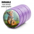 Baby Tiger And Lillies Valve Stem Caps For Tire Rim Wheel Aluminum Purple