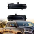 Anzios Led Sequential Side Mirror Marker Lights Turn Signal Lamps Replacement For 2019-2022 Dodge Ram 1500 Pickup 4-door