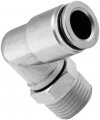 Vixen Air 3 8 Npt Male To Push Connect Ptc For Od Hose Swivel Elbow Vxa2323 
