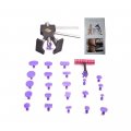 Hiyi 26pcs Auto Paintless Dent Repair Puller Kits Glue Lifter With 24 Pcs Different Size Tabs Suction Cup And Mini T Removal