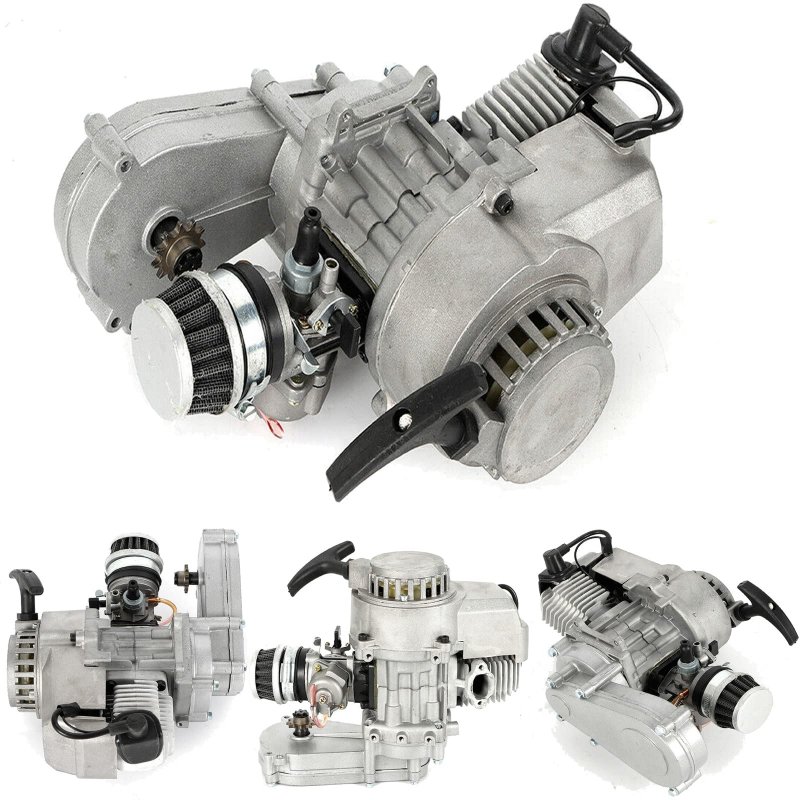 Complete Engine Motor 2 Stroke 40cc Scooter Atv Go Kart Moped 40mph Pull Start Motorized Bike Kit For Pocket Mini Dirt