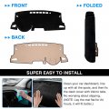 Autorder Compatible With Dashboard Cover Mat Toyota Corolla 2019-2021 2022 2023 Accessories Flannel Dash Nonslip Protector