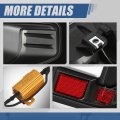 Auto Dynasty Rear Red Led Drl Tail Lights Brake Lamps With Reverse Compatible Chevy Silverado 1500 Wt Lt Ltd 2019-2024 Driver