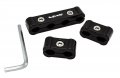Vms Racing 3pc Piece Black Billet Aluminum Spark Plug Wire Separators Compatible With Nissan Toyota Corolla Celica Tercel Paseo