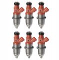 6x Fuel Injector E7t25071 68f137610000 68f-13761-00-00 For Yamaha Outboard Hpdii